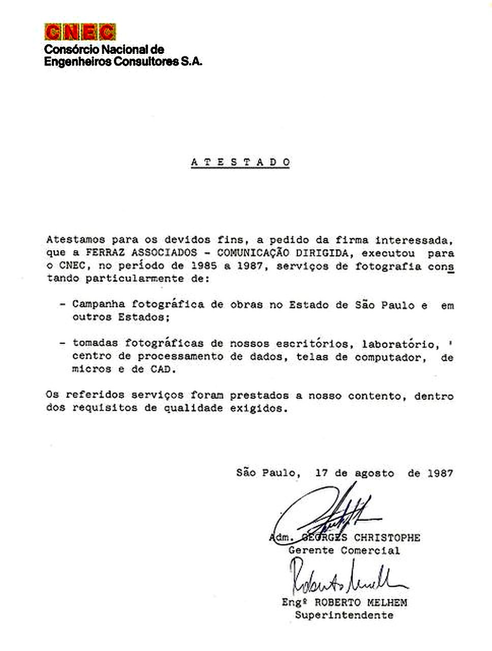 Carta da CNEC com contraste e marca aprimorados
