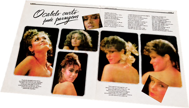 Página de moda publicada na Folha de S.Paulo