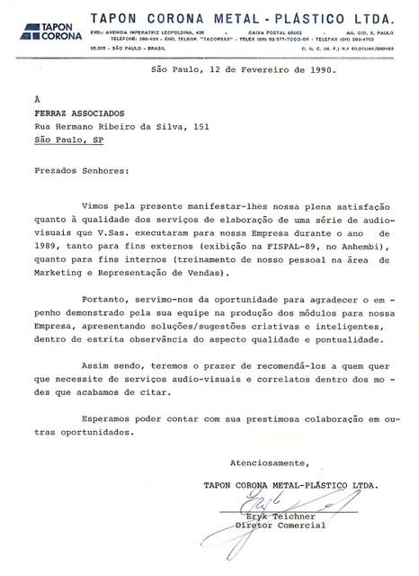 Imagem da carta original